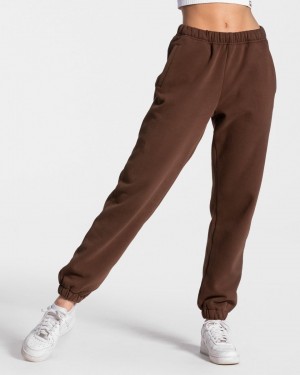 Teveo Iconic Oversized Jogger Braun | NTSBJX-843