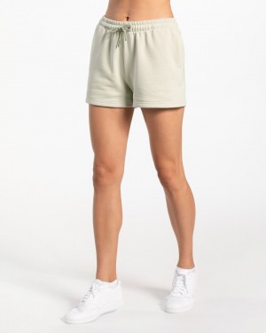 Teveo Oversized Shorts Salbei | YFCRPA-572