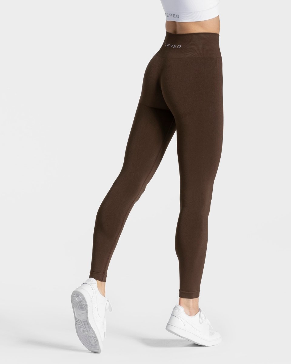 Teveo Classy Leggings Dunkelbraun | LWMBUV-317