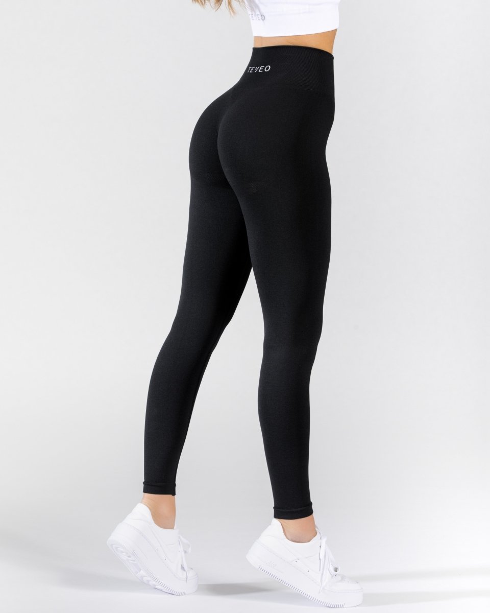 Teveo Classy Leggings Schwarz | UJKHAW-380