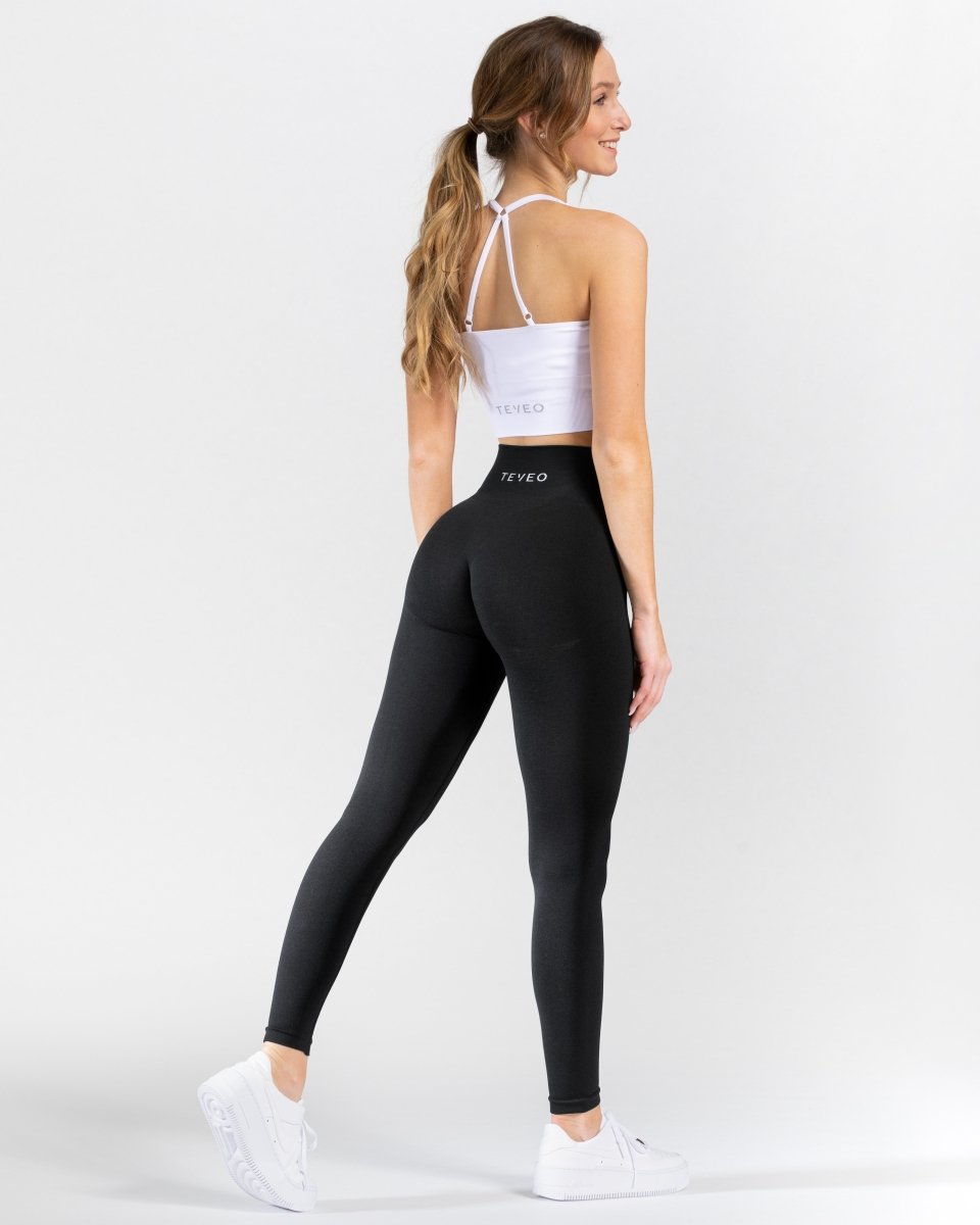 Teveo Classy Leggings Schwarz | UJKHAW-380