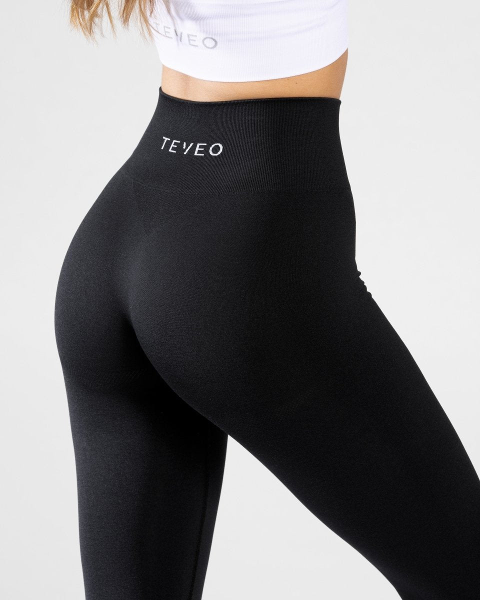 Teveo Classy Leggings Schwarz | UJKHAW-380