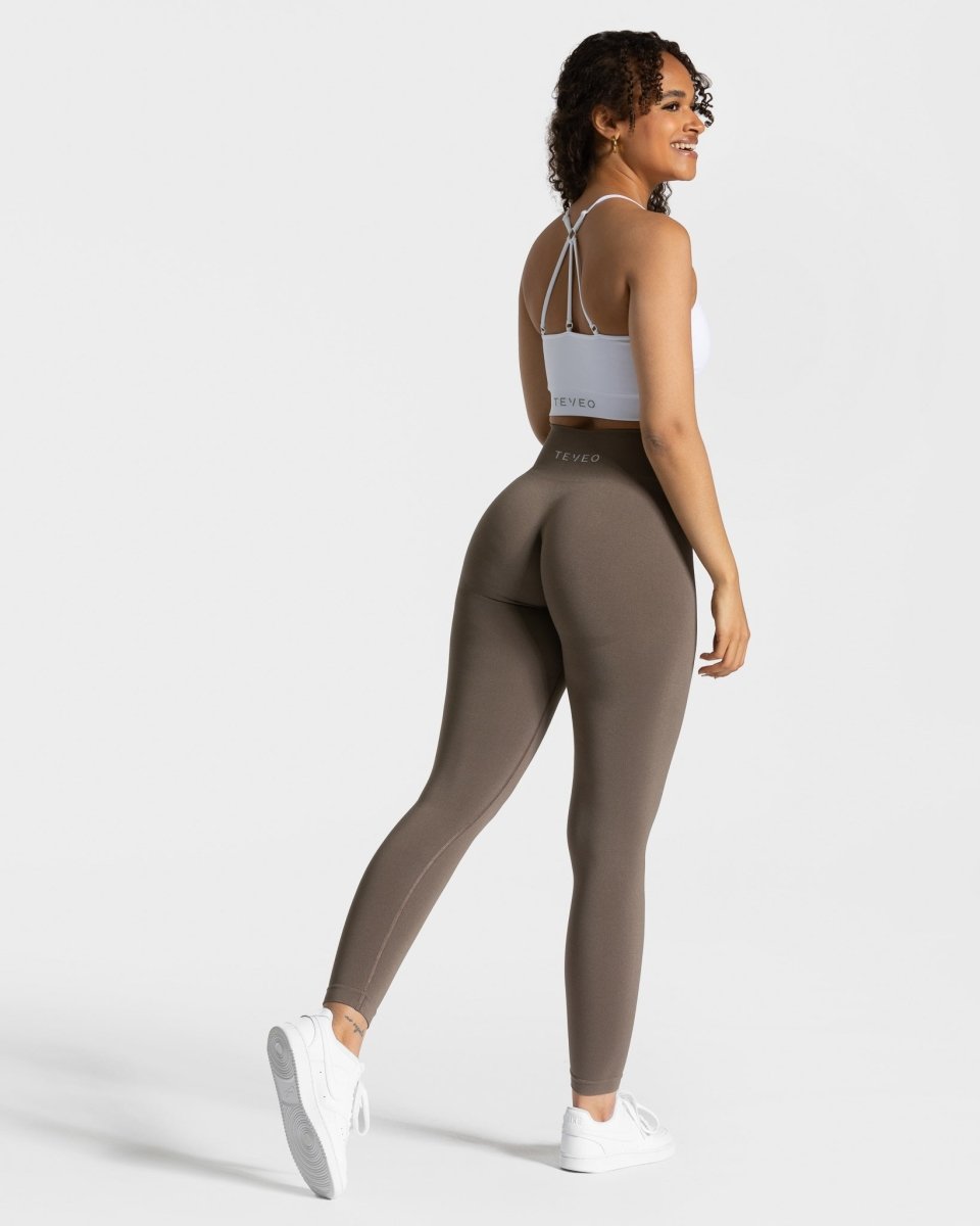 Teveo Classy Leggings Taupe | VWGOBR-162