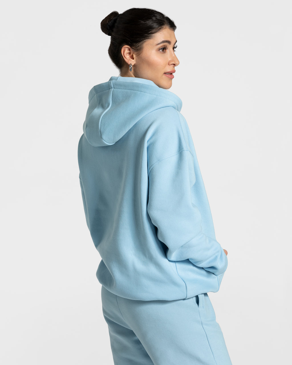 Teveo College Oversized Hoodie Blau | ERCASD-759