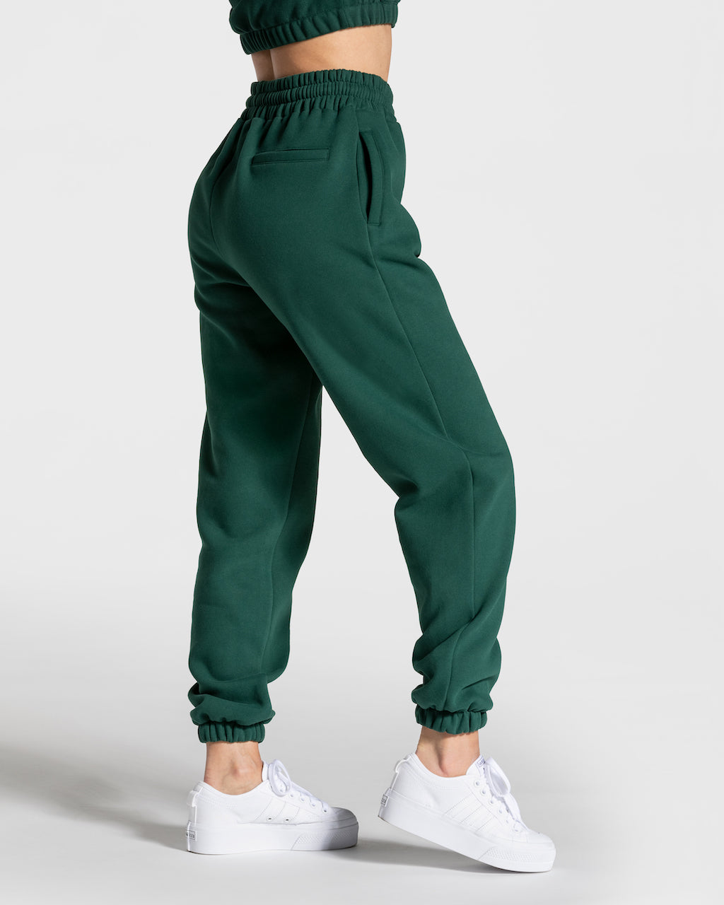 Teveo College Oversized Jogger Dunkelgrün | GEDNVT-743