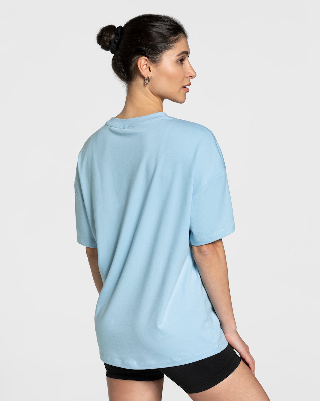 Teveo College Oversized T-Shirt Blau | MOBTIH-794