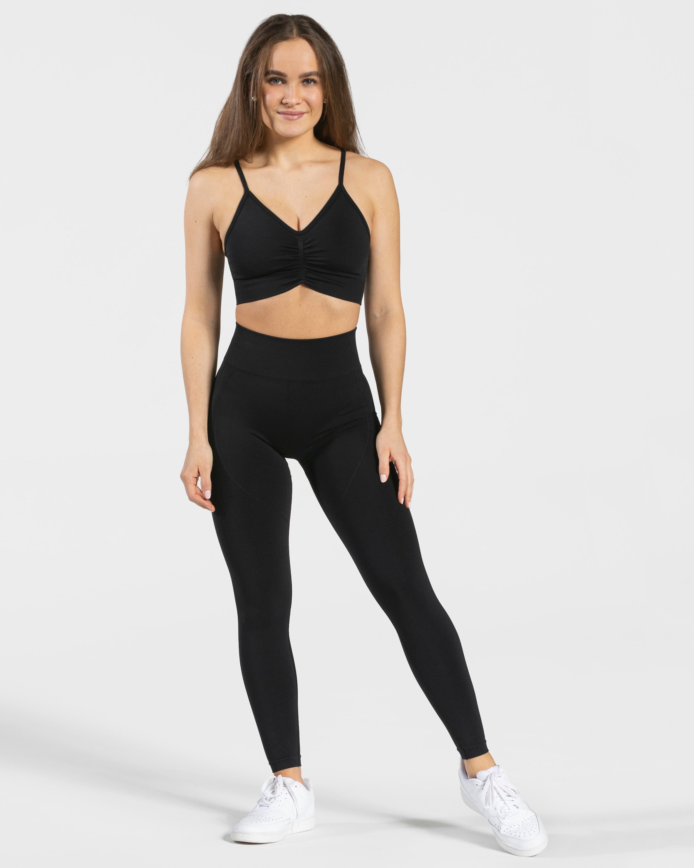 Teveo Focus Scrunch Leggings Schwarz | PMOEGK-735