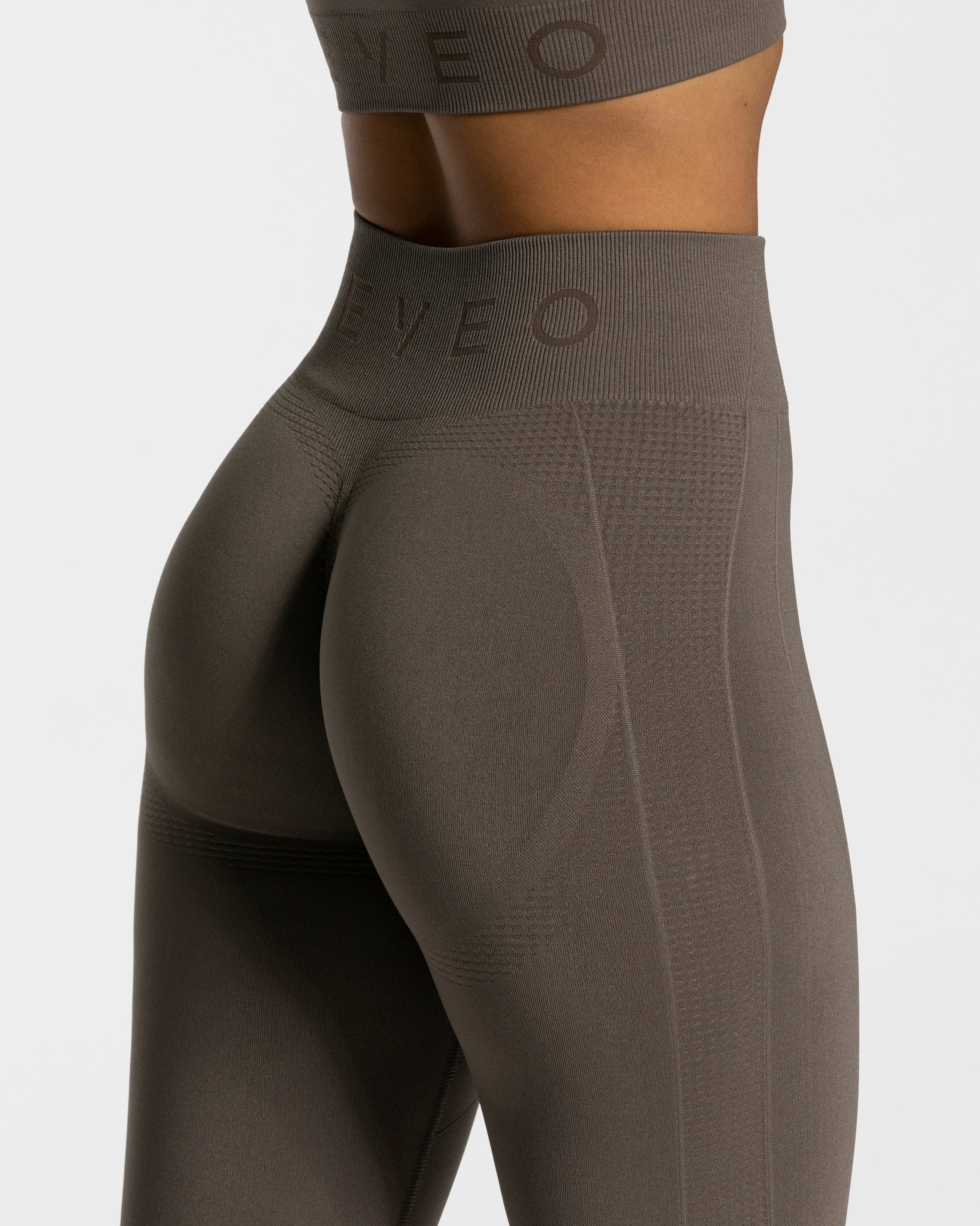 Teveo Focus Scrunch Leggings Taupe | JIOSKT-568