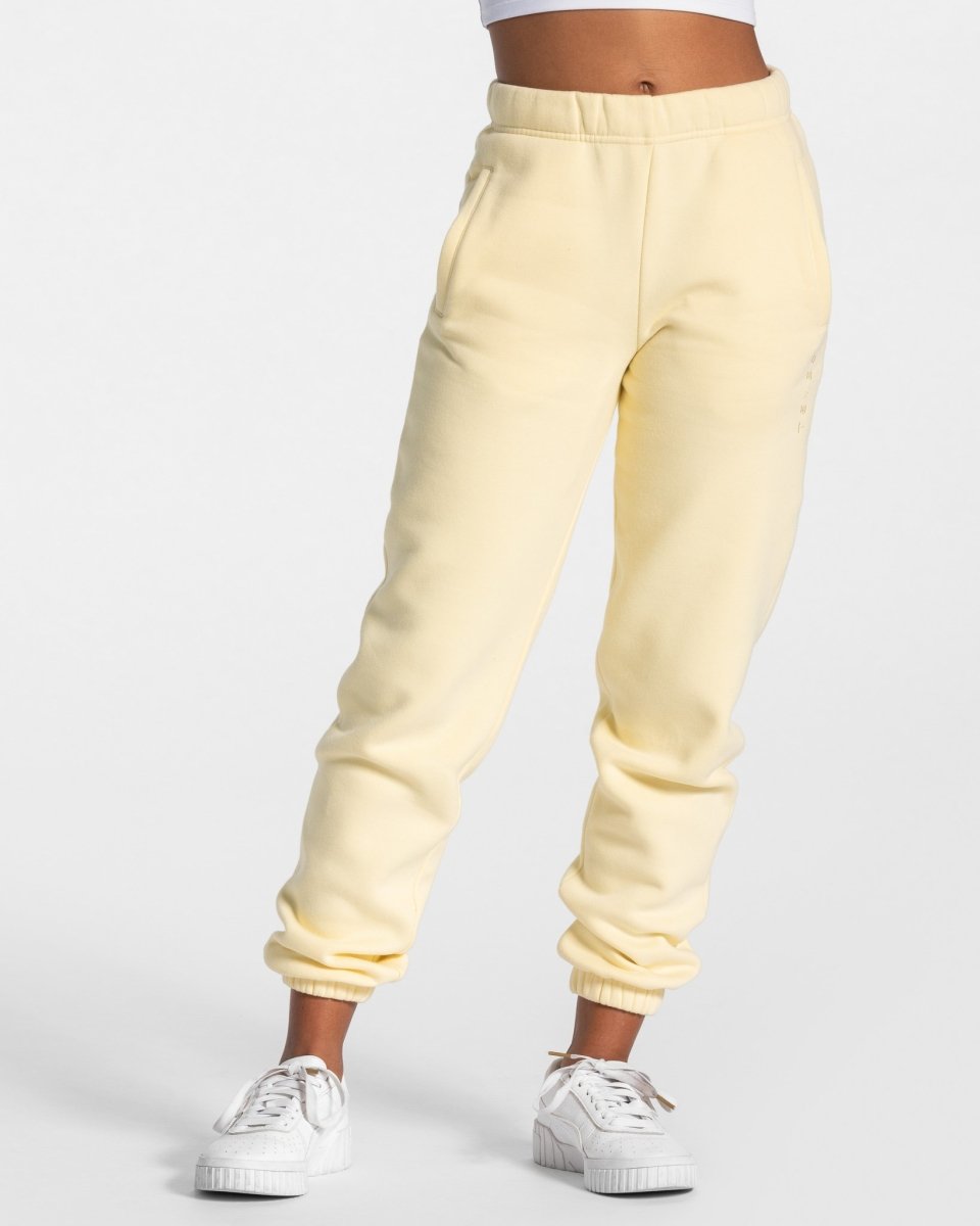 Teveo Iconic Oversized Jogger Gelb | WUICSJ-157