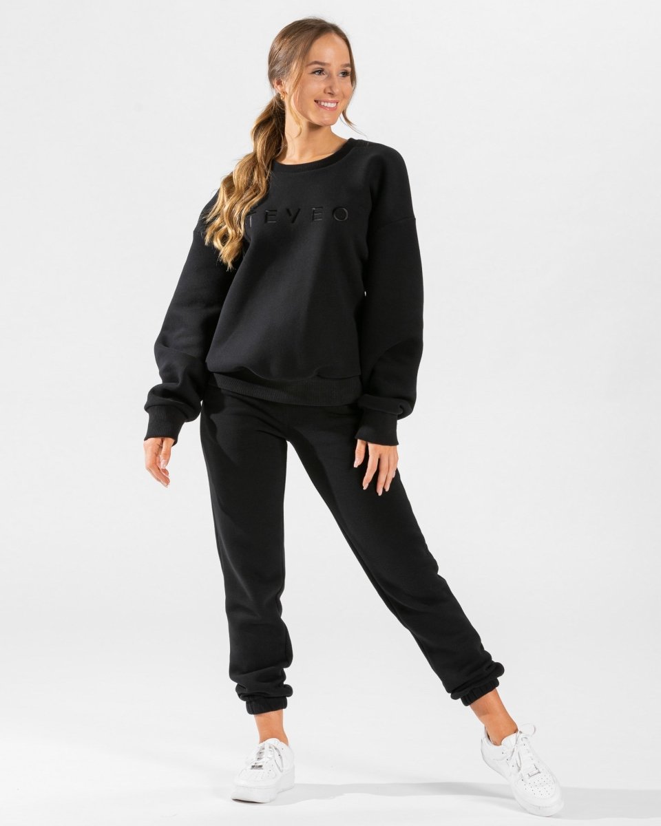 Teveo Iconic Oversized Jogger Schwarz | ZLWKIX-285