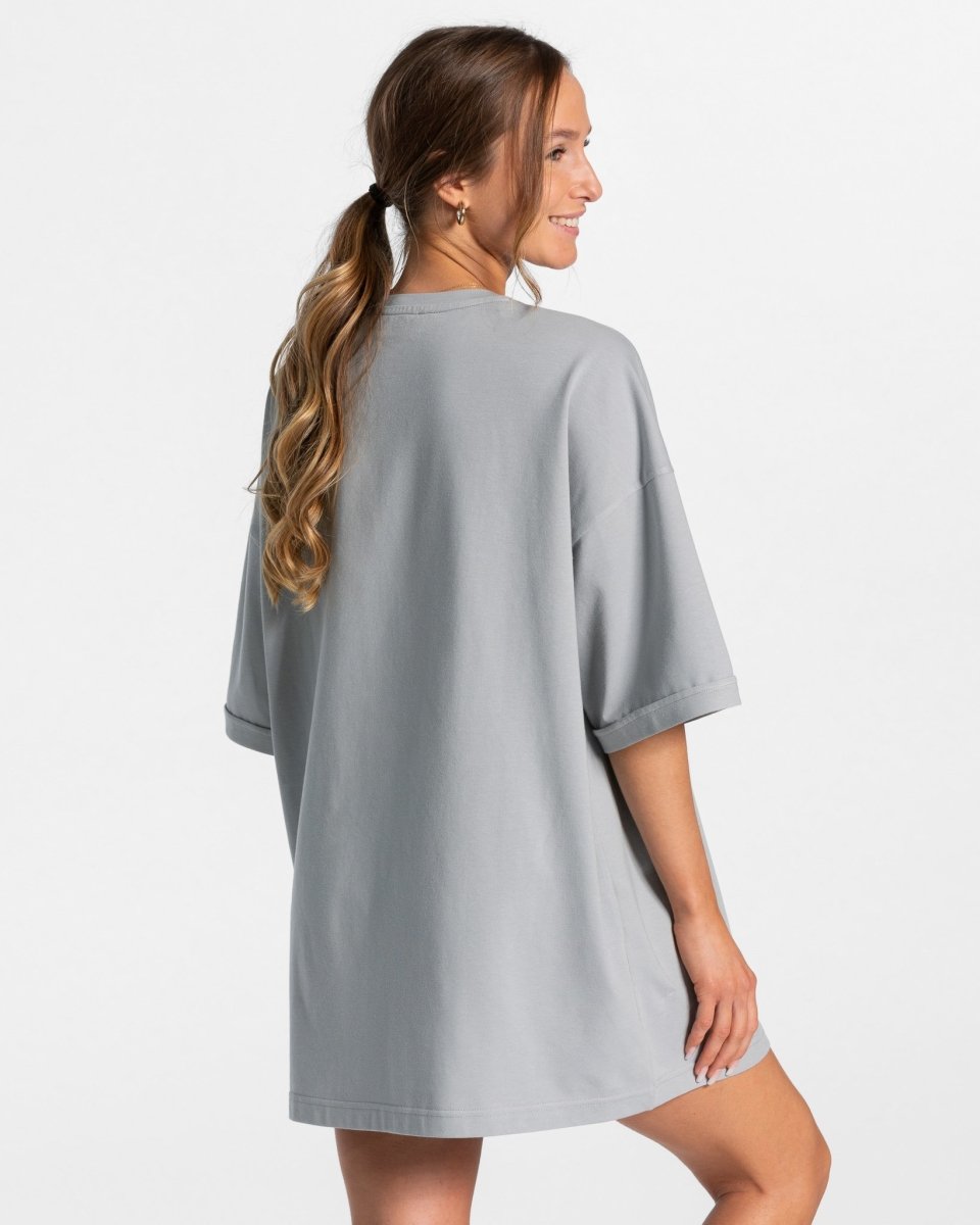 Teveo Iconic Oversized T-Shirt Blau | XAZCHI-536 