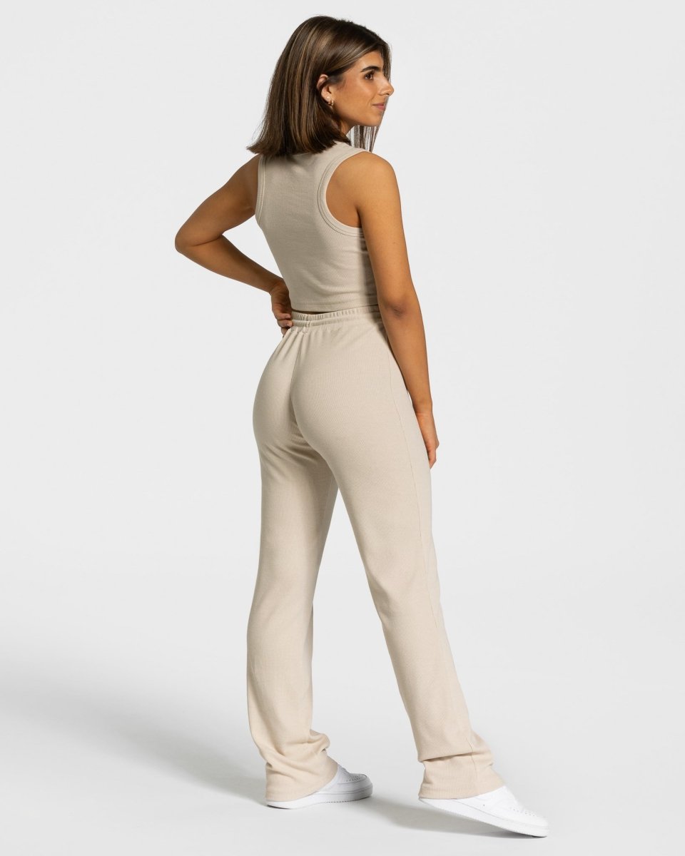 Teveo Lounge Pants Beige | BFSRXD-409