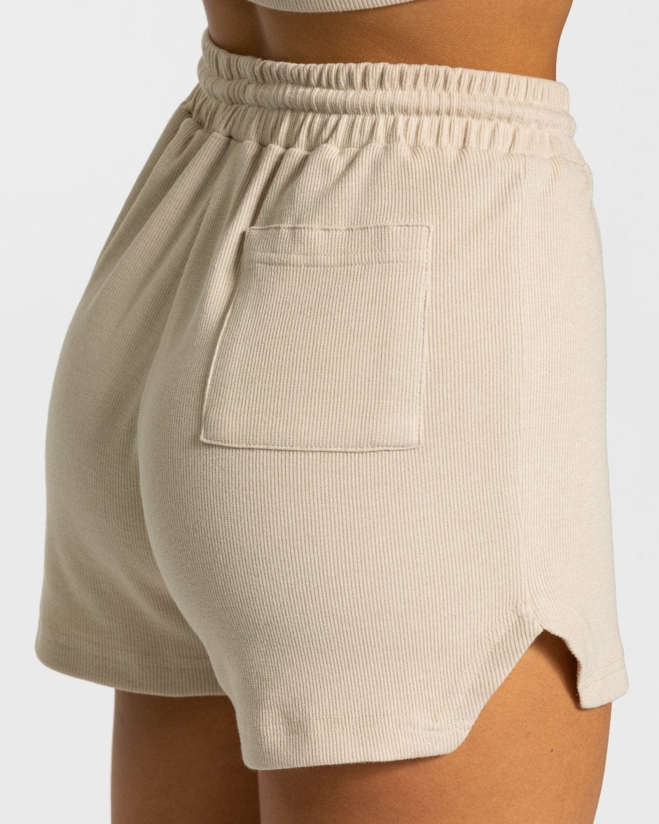 Teveo Lounge Shorts Beige | PTZNUE-265