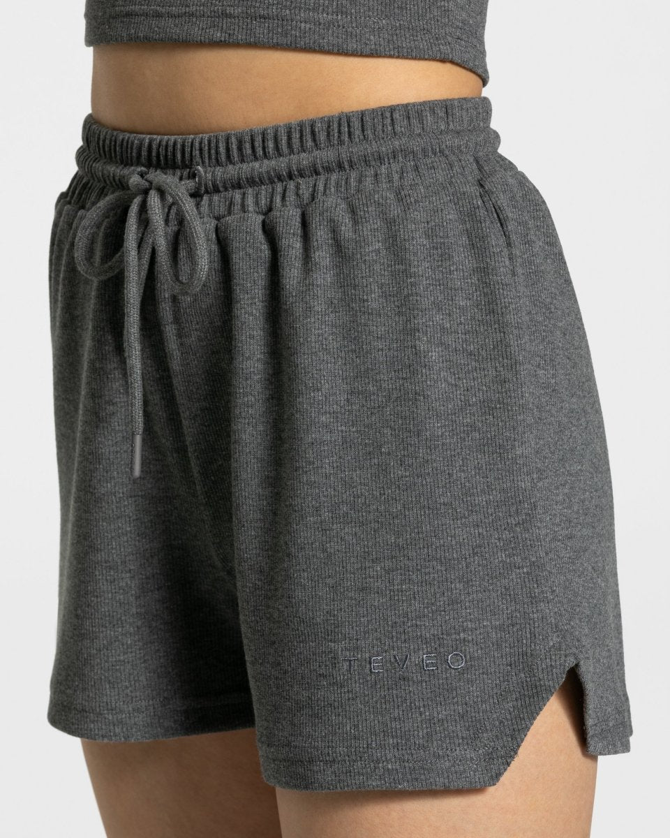 Teveo Lounge Shorts Dunkelgrau | YHEWVD-738