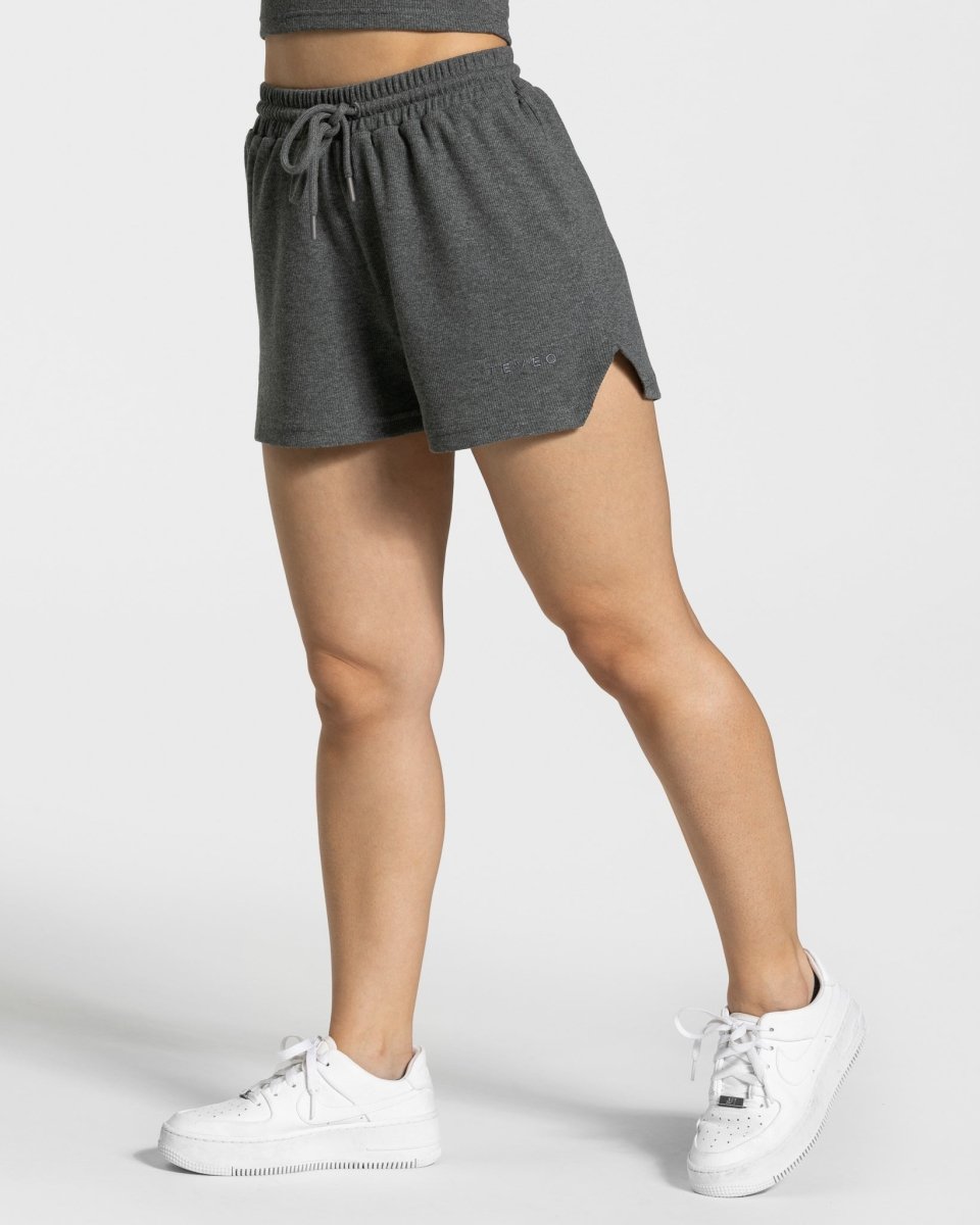 Teveo Lounge Shorts Dunkelgrau | YHEWVD-738