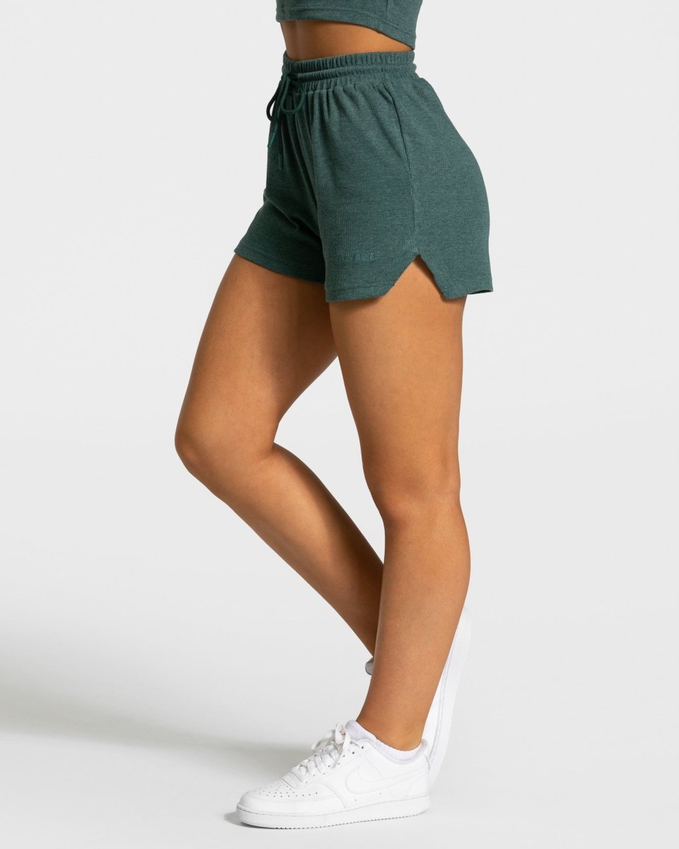 Teveo Lounge Shorts Dunkelgrün | RMEYHB-357