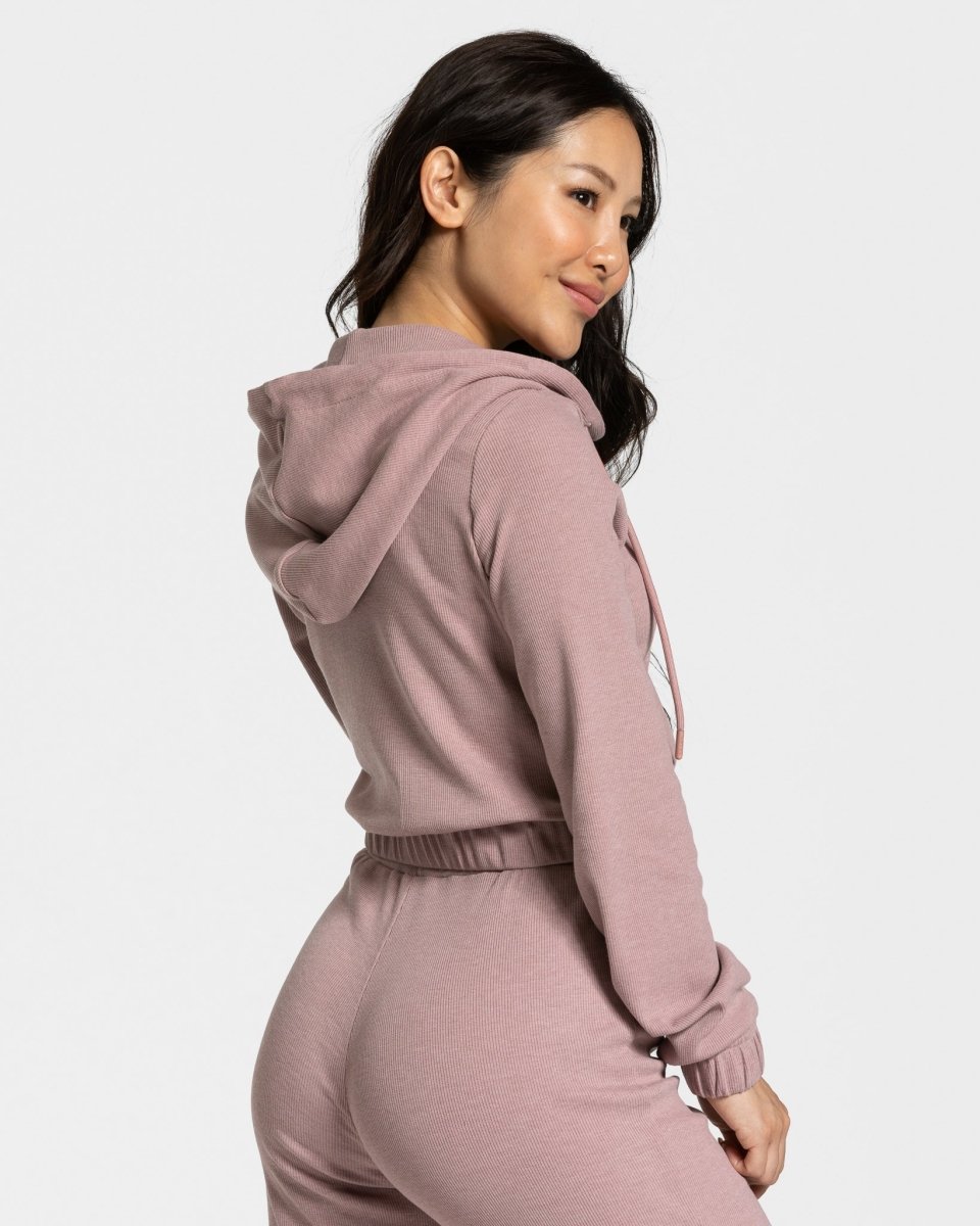 Teveo Lounge Zip Hoodie Rosa | NHRMUK-825