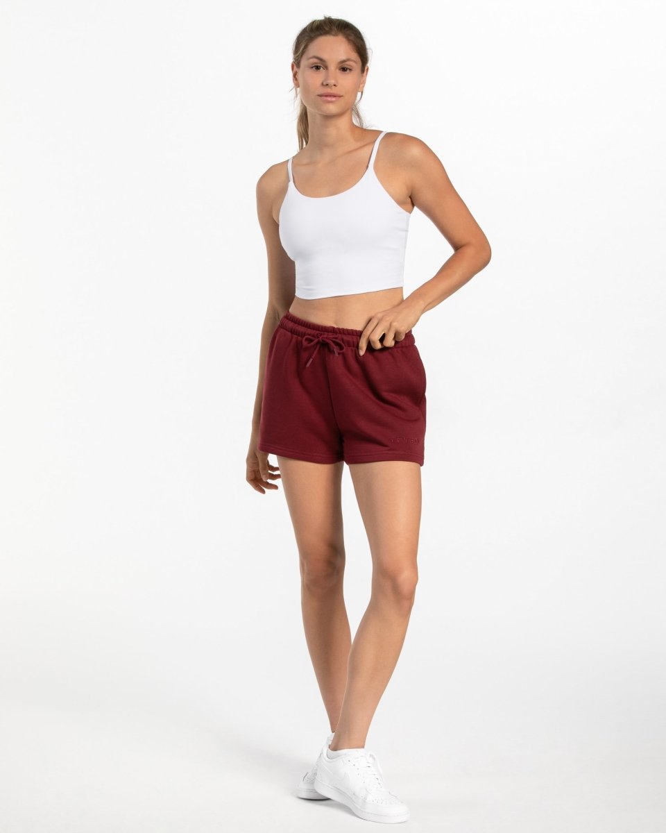 Teveo Oversized Shorts Rot | PMAQSR-958