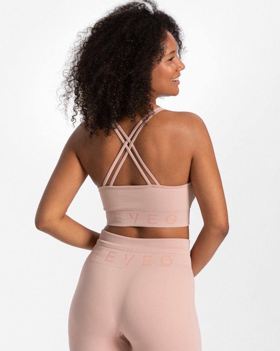 Teveo Ribbed BH Rosa | NWMSRI-607