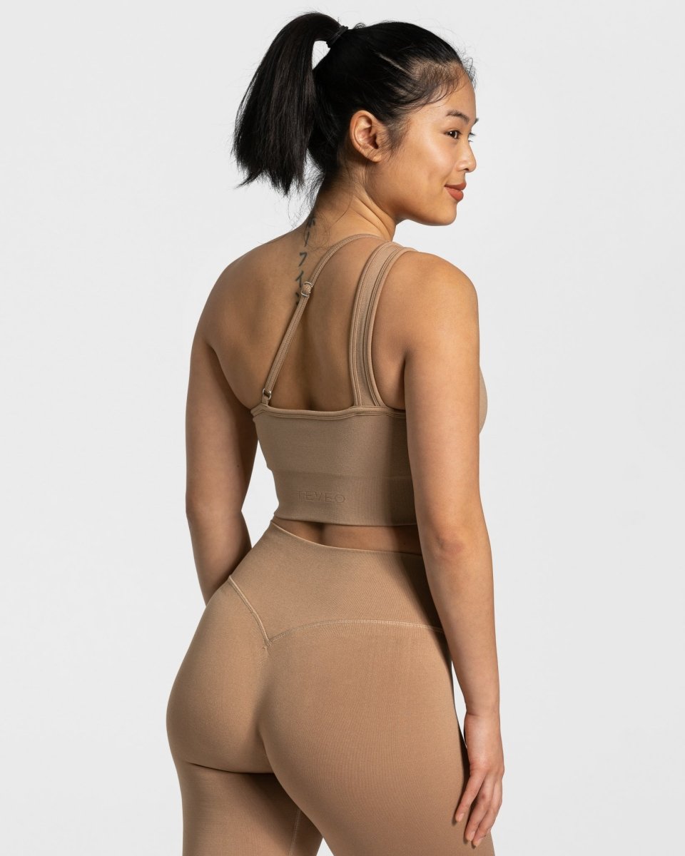 Teveo Sassy One Shoulder Bh Beige | DFMACJ-096