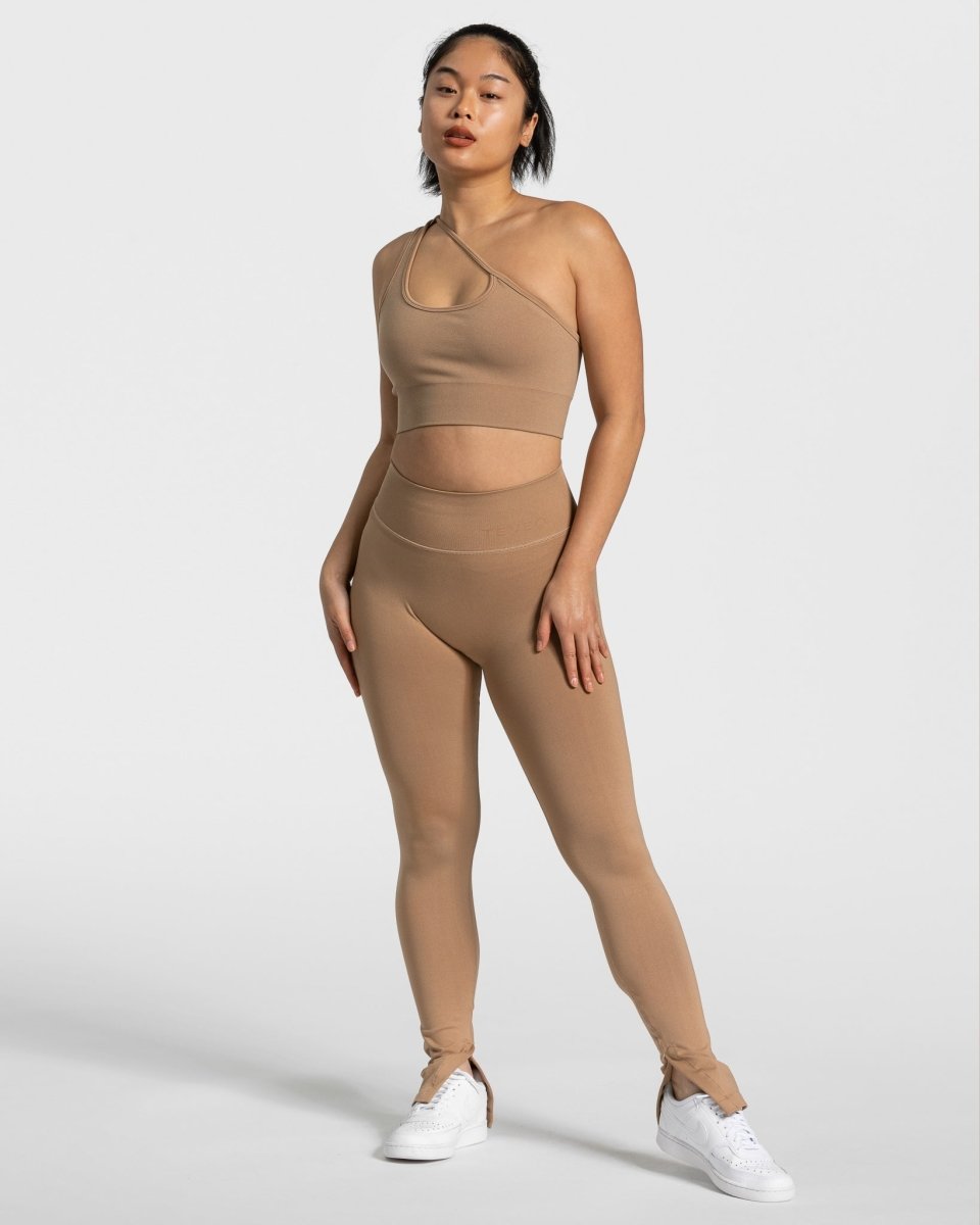 Teveo Sassy One Shoulder Bh Beige | DFMACJ-096