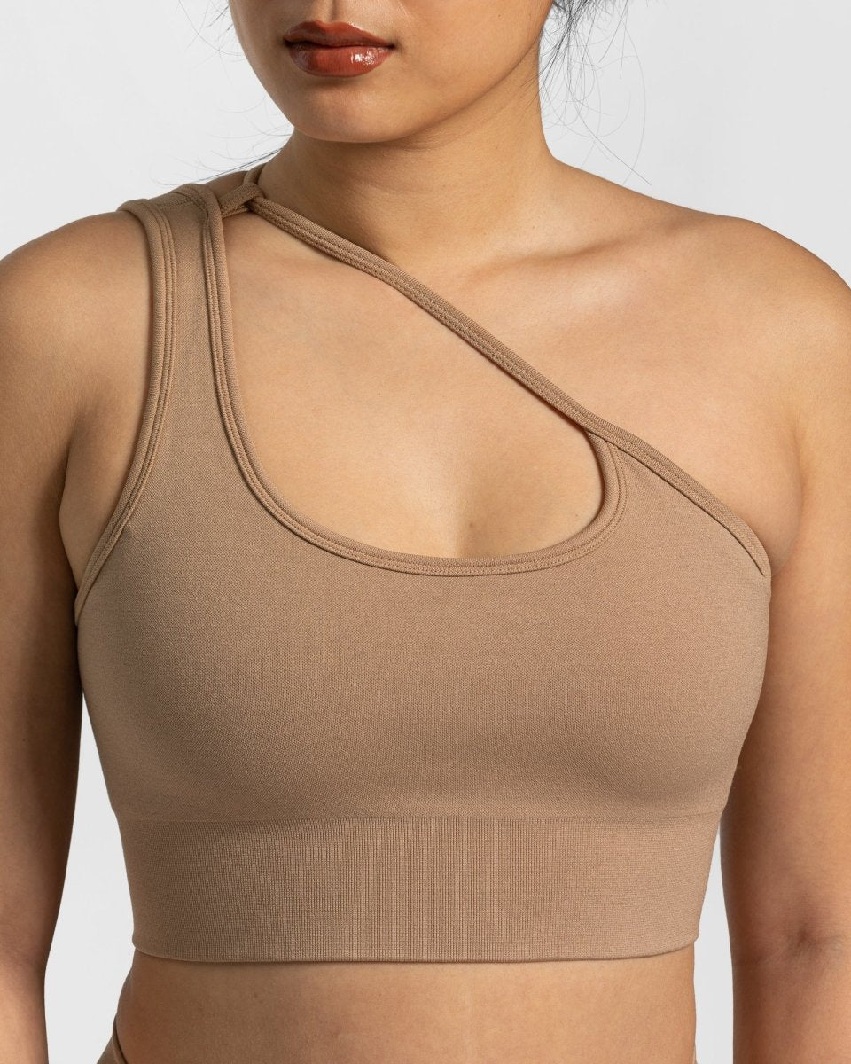 Teveo Sassy One Shoulder Bh Beige | DFMACJ-096