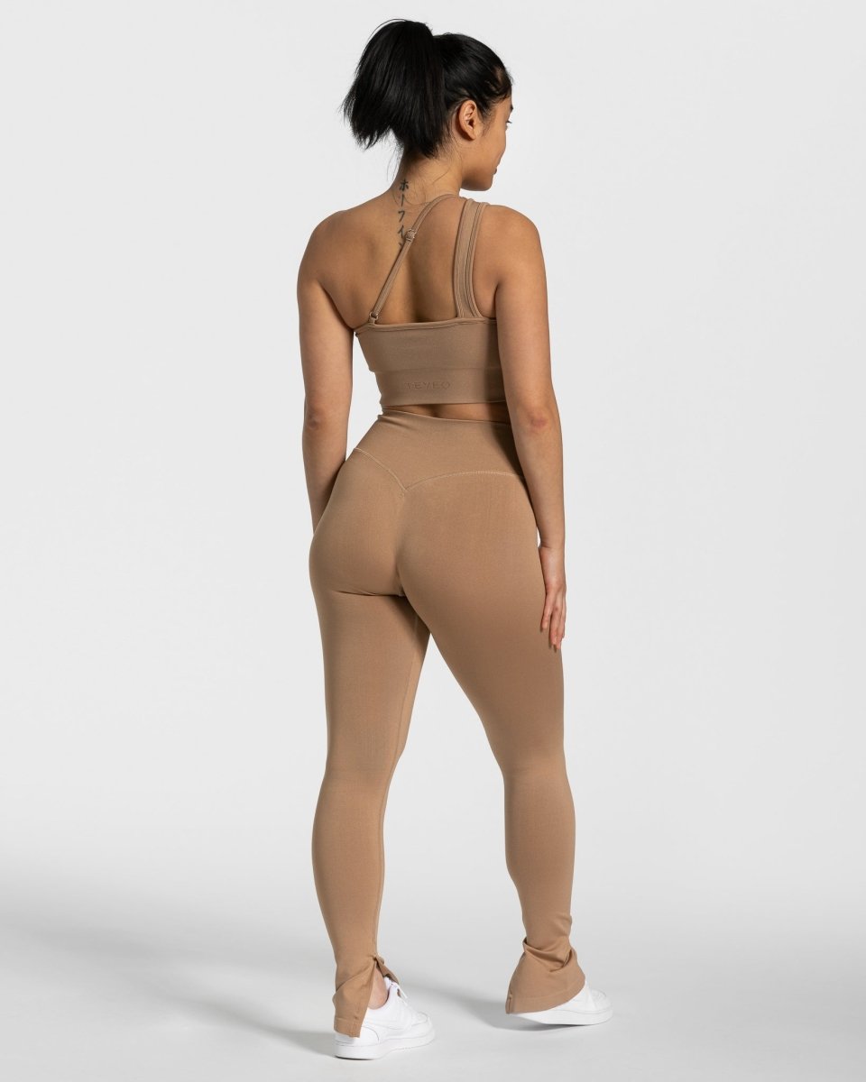 Teveo Sassy One Shoulder Bh Beige | DFMACJ-096