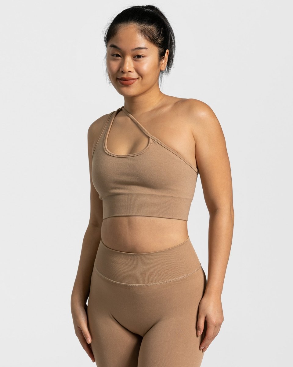 Teveo Sassy One Shoulder Bh Beige | DFMACJ-096