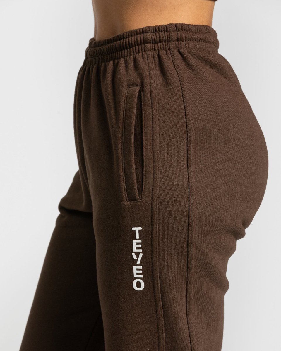 Teveo Sassy Slit Jogger Braun | FJLUMO-534