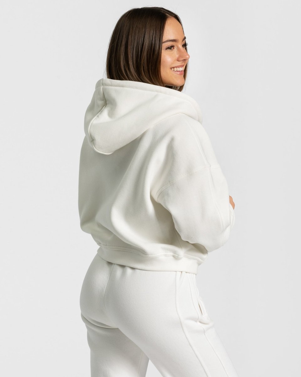 Teveo Sassy Zip Hoodie Weiß | CVFQNW-476