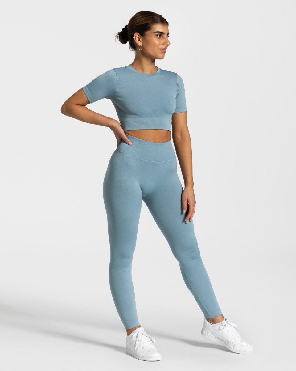 Teveo Sensation Leggings Blau | FWOHKQ-371