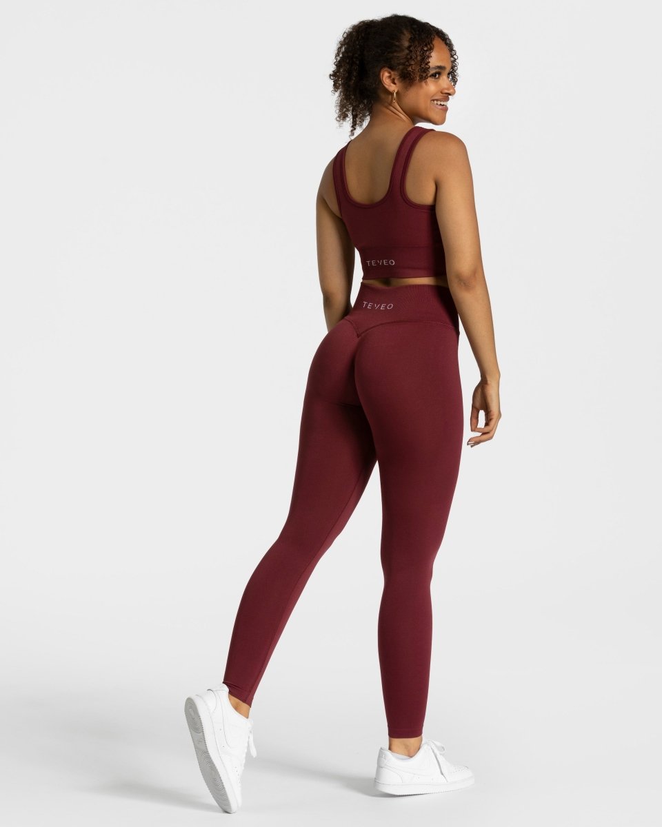 Teveo Sensation Leggings Rot | OIVCMR-012