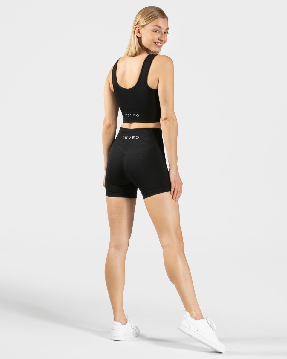 Teveo Sensation Mini Shorts Schwarz | DZBOAX-381