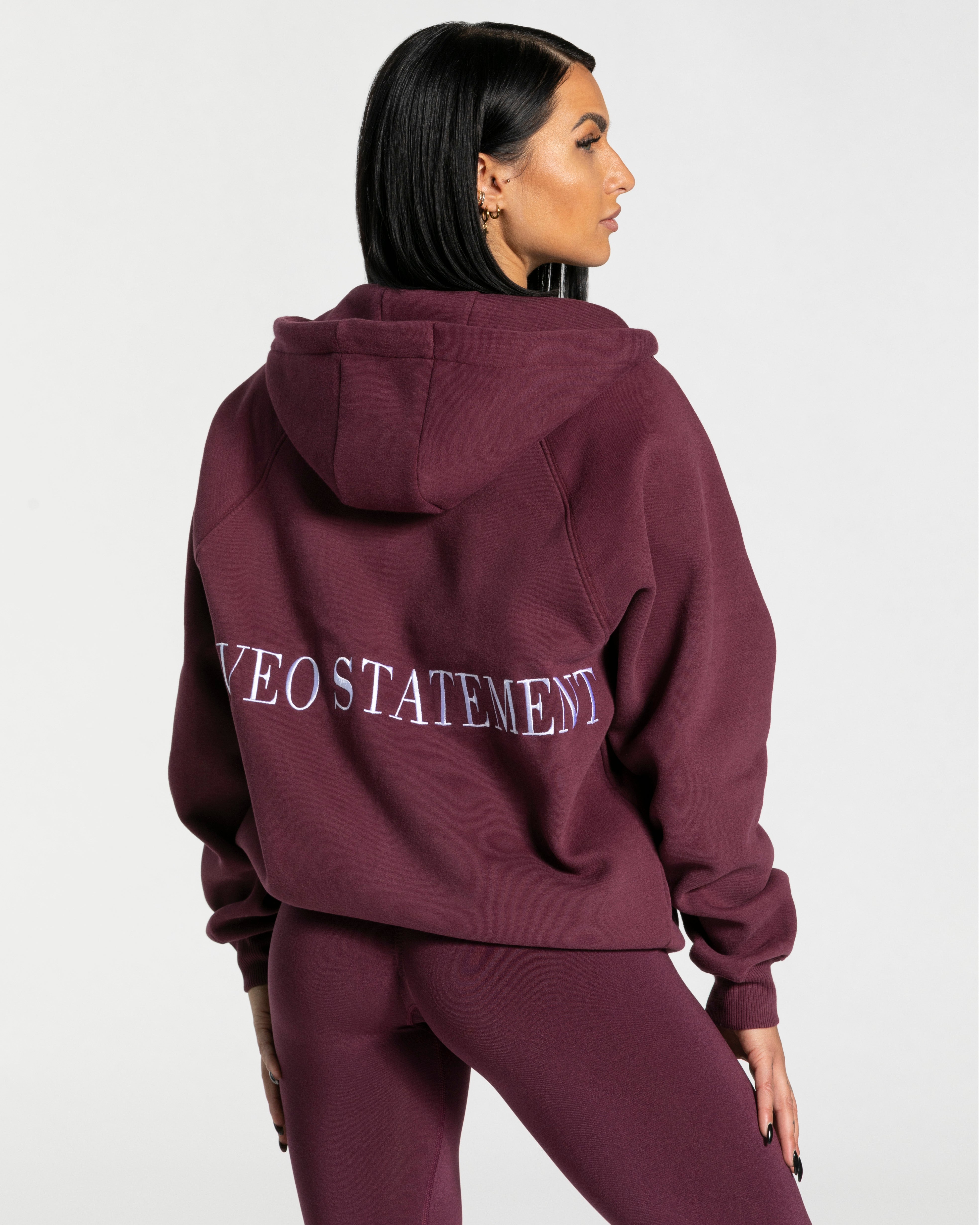 Teveo Statement Oversized Jackets Pflaume | XCGJMW-126