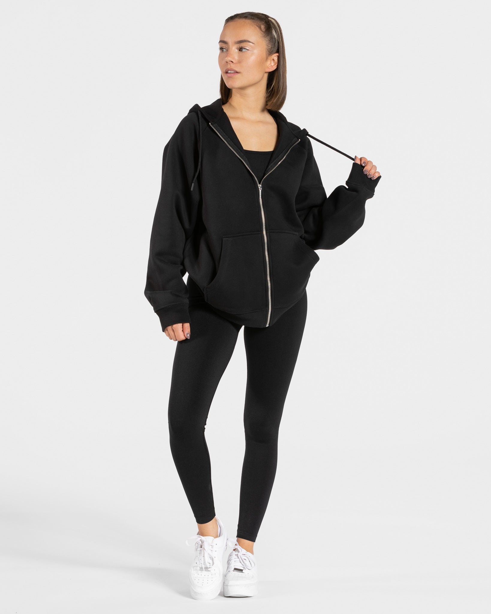 Teveo Statement Oversized Jackets Schwarz | GMPLCH-874