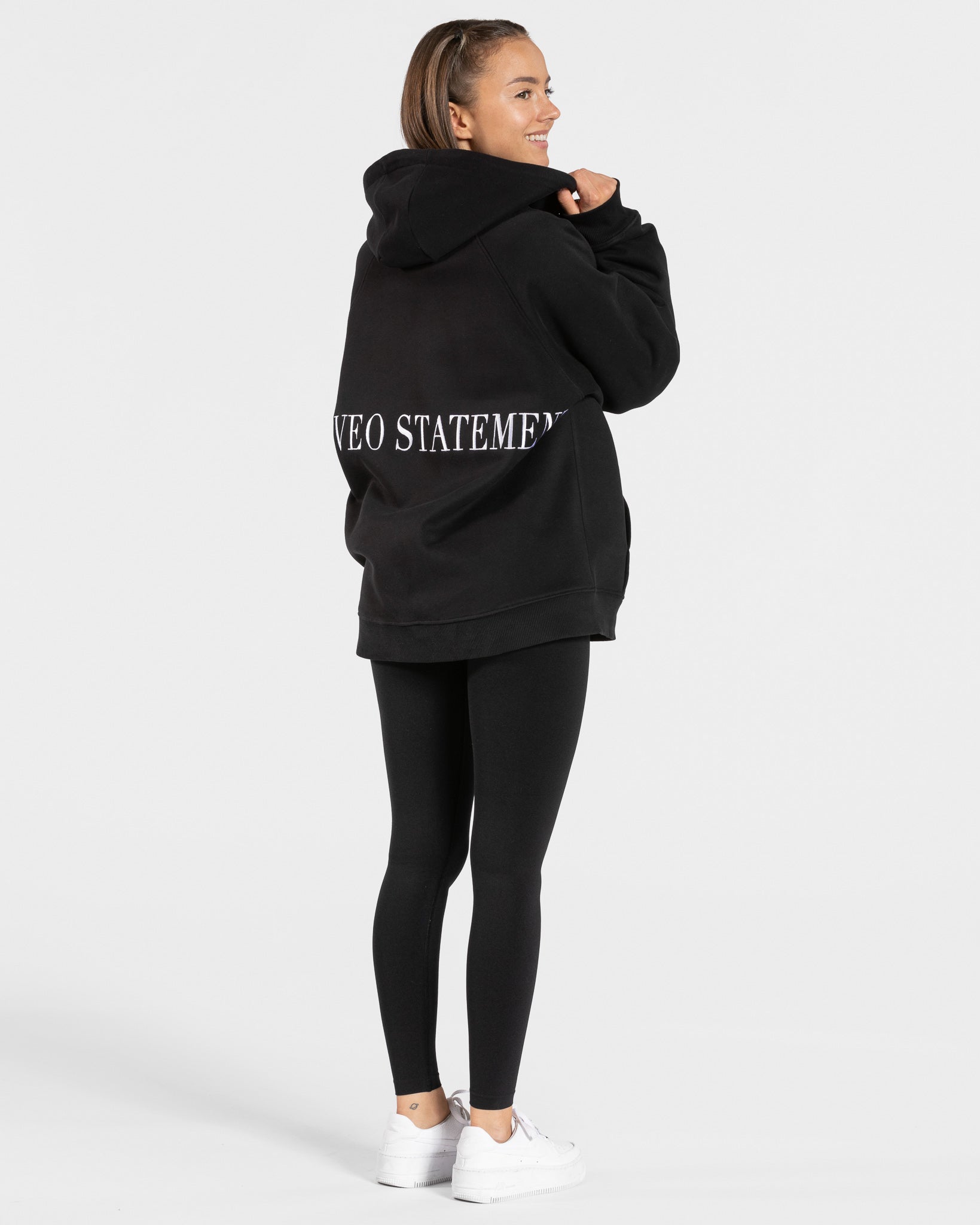 Teveo Statement Oversized Jackets Schwarz | GMPLCH-874