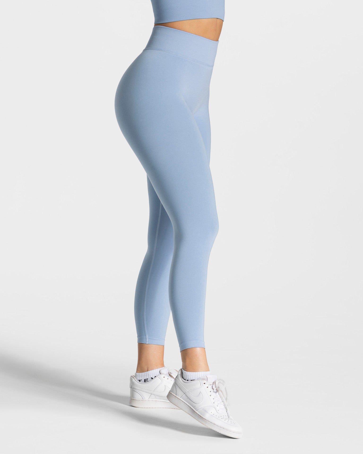 Teveo Statement Scrunch Leggings Blau | VYPXJH-845