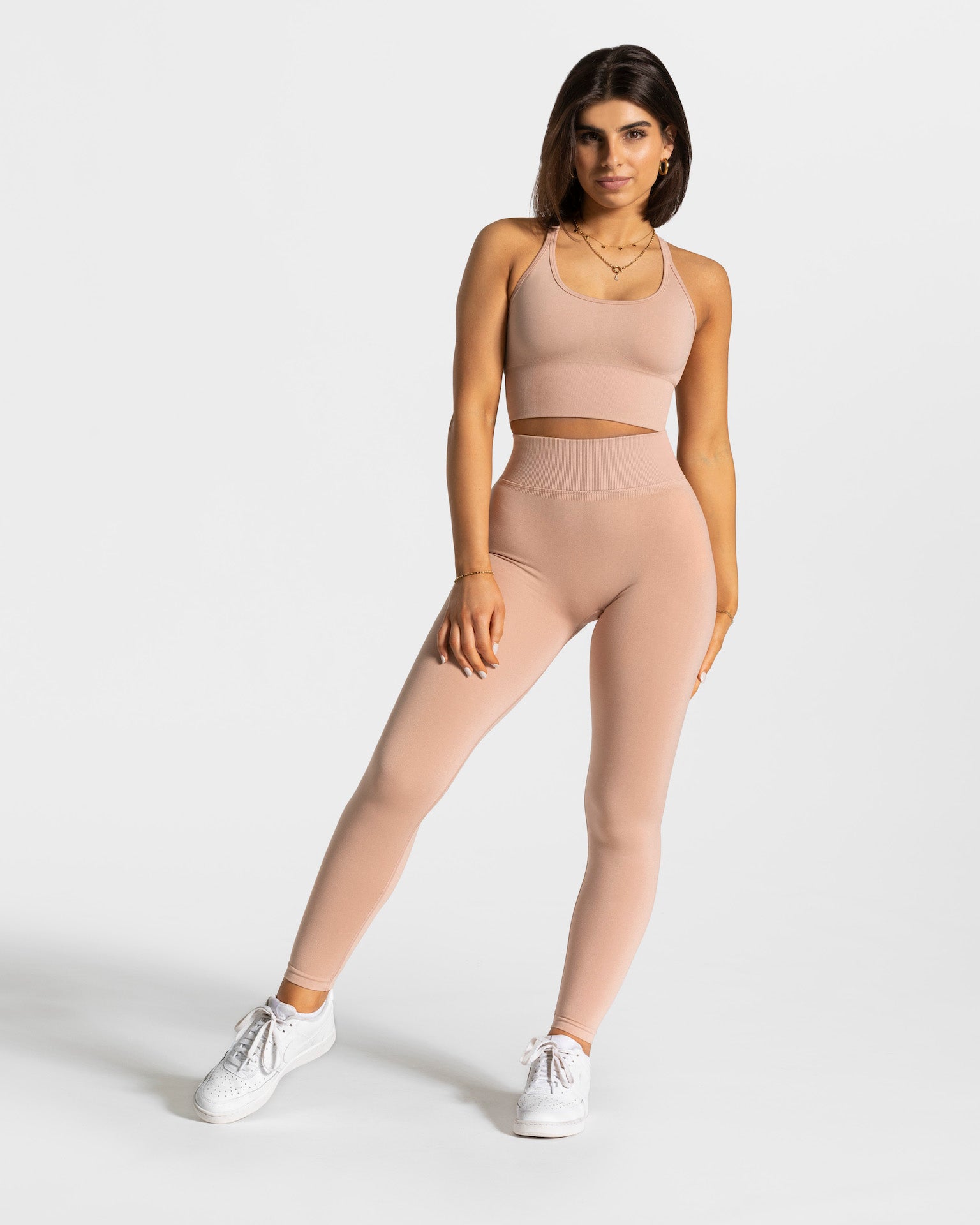 Teveo Statement Scrunch Leggings Rosa | IWNHDE-427