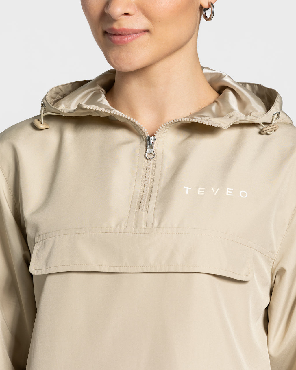 Teveo Statement Windbreaker Sand | KQYPCX-157