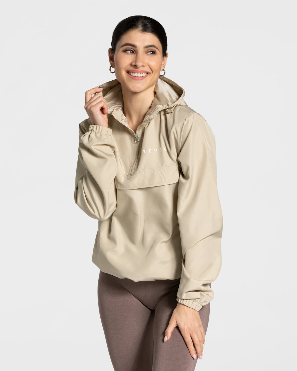 Teveo Statement Windbreaker Sand | KQYPCX-157