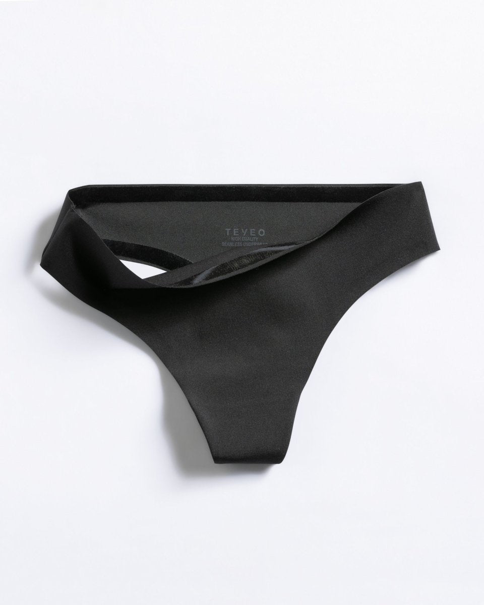 Teveo TEVEO Seamless Tanga (2er) Schwarz | NQIFDM-079