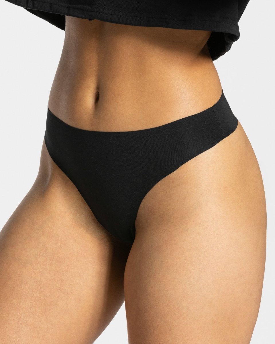 Teveo TEVEO Seamless Tanga (2er) Schwarz | NQIFDM-079