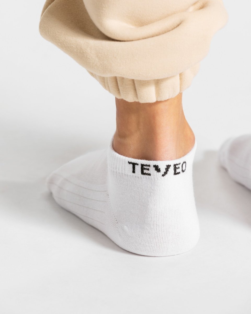 Teveo TEVEO Sneaker Socken (2er) Weiß | WSVEYI-956