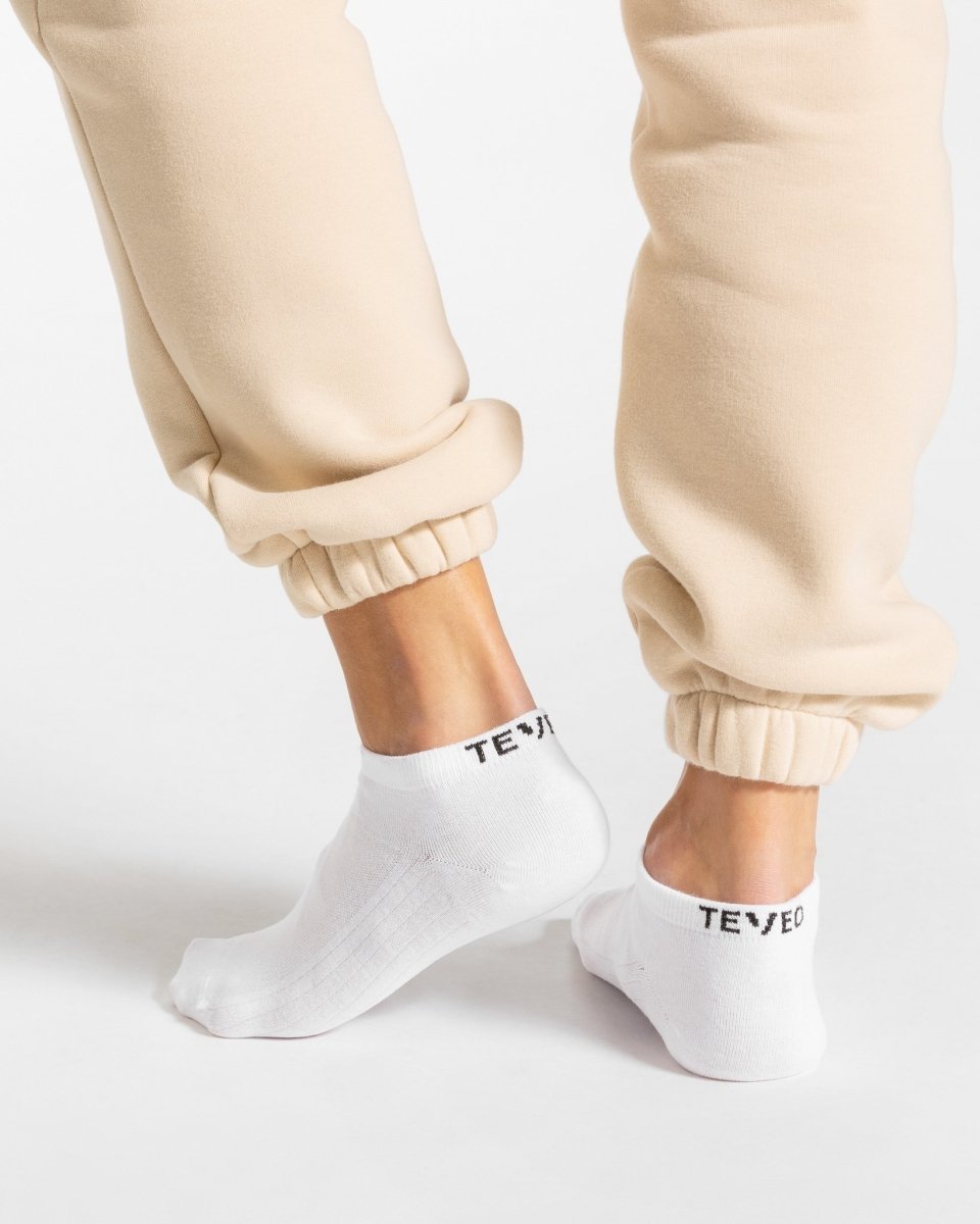 Teveo TEVEO Sneaker Socken (2er) Weiß | WSVEYI-956