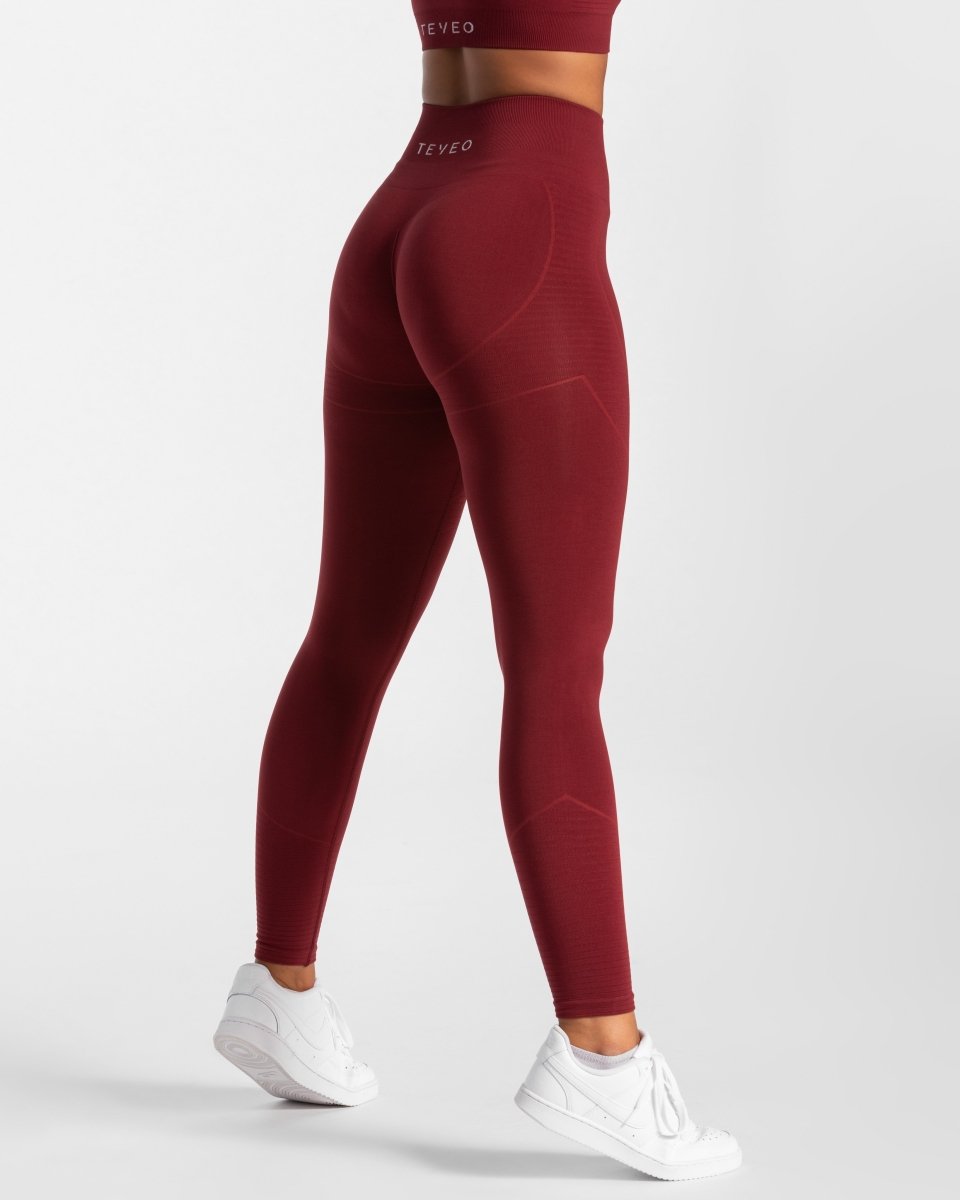 Teveo True Leggings Rot | OMDCQG-469