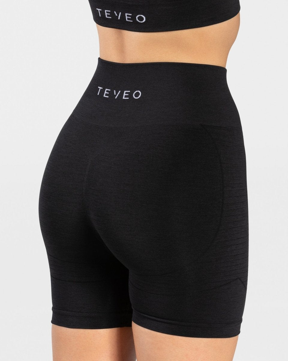 Teveo True Shorts Schwarz | DQIROZ-741