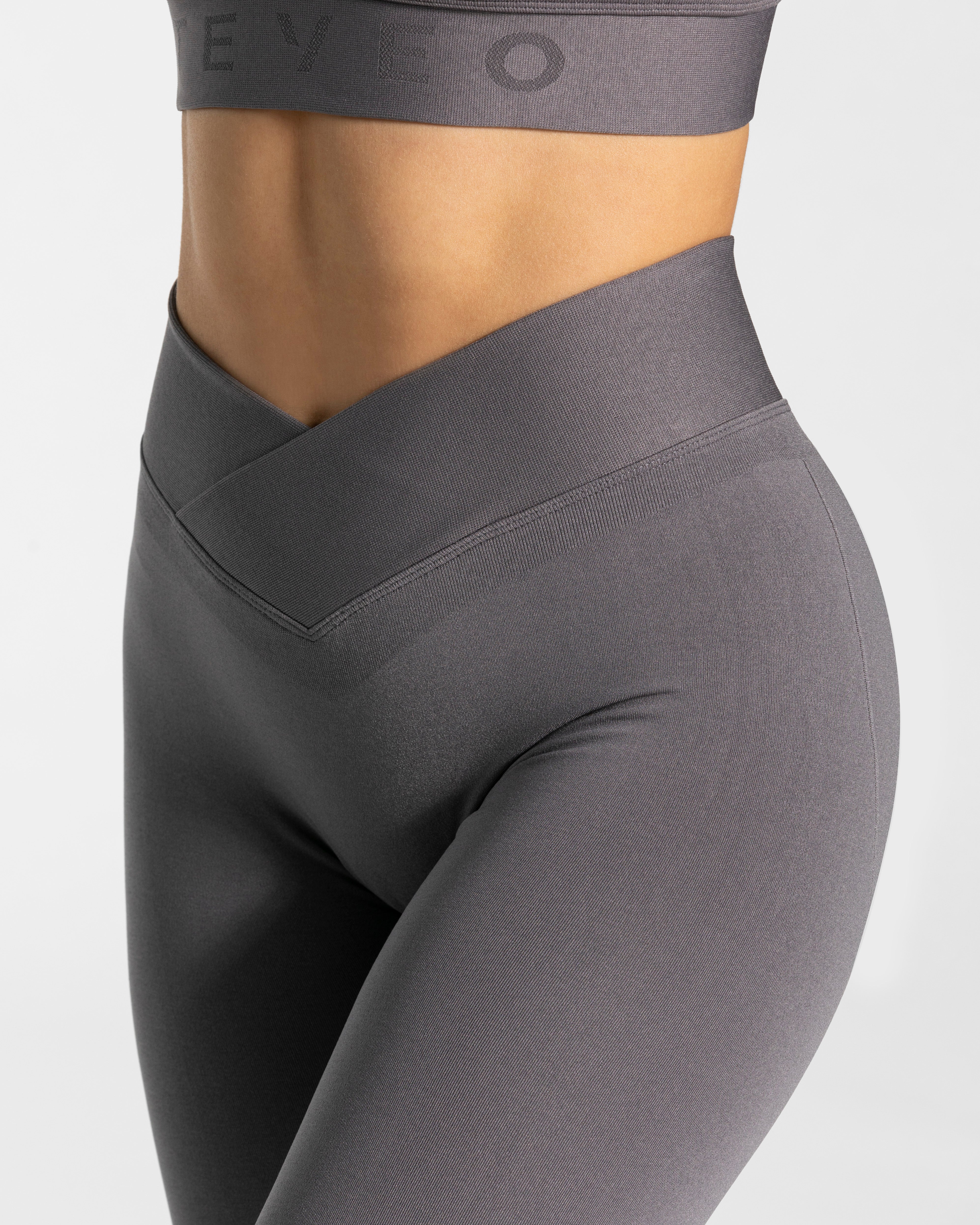 Teveo V-Shape Leggings Graphit | CWJLER-306